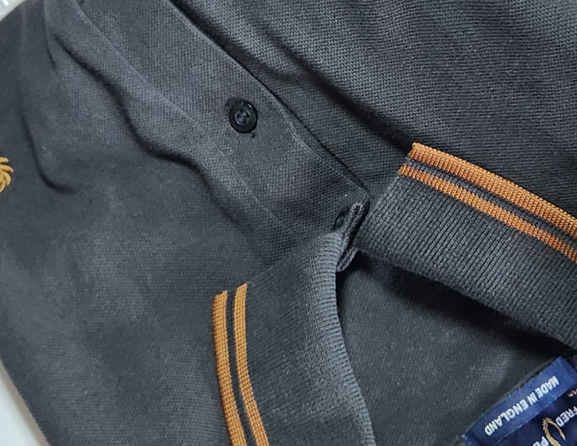 made in england 프레드페리 m12 나이트그린/다크카라멜 상품이미지8