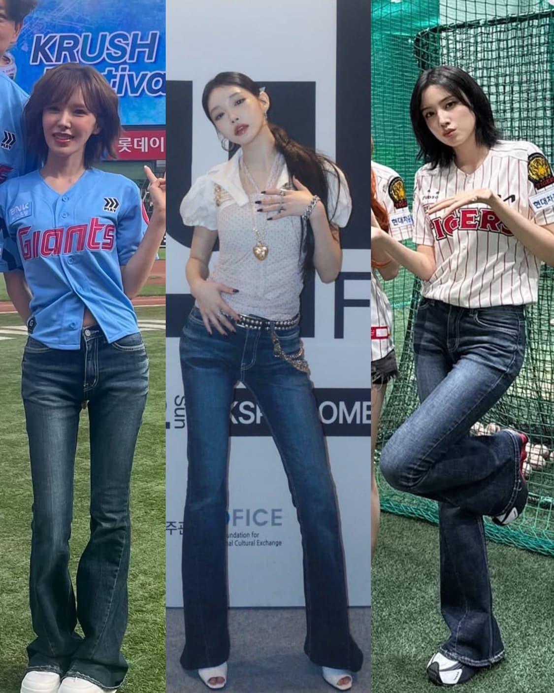 시너진 캣워싱 데님팬츠 딥블루 숏버전 s 상품이미지3