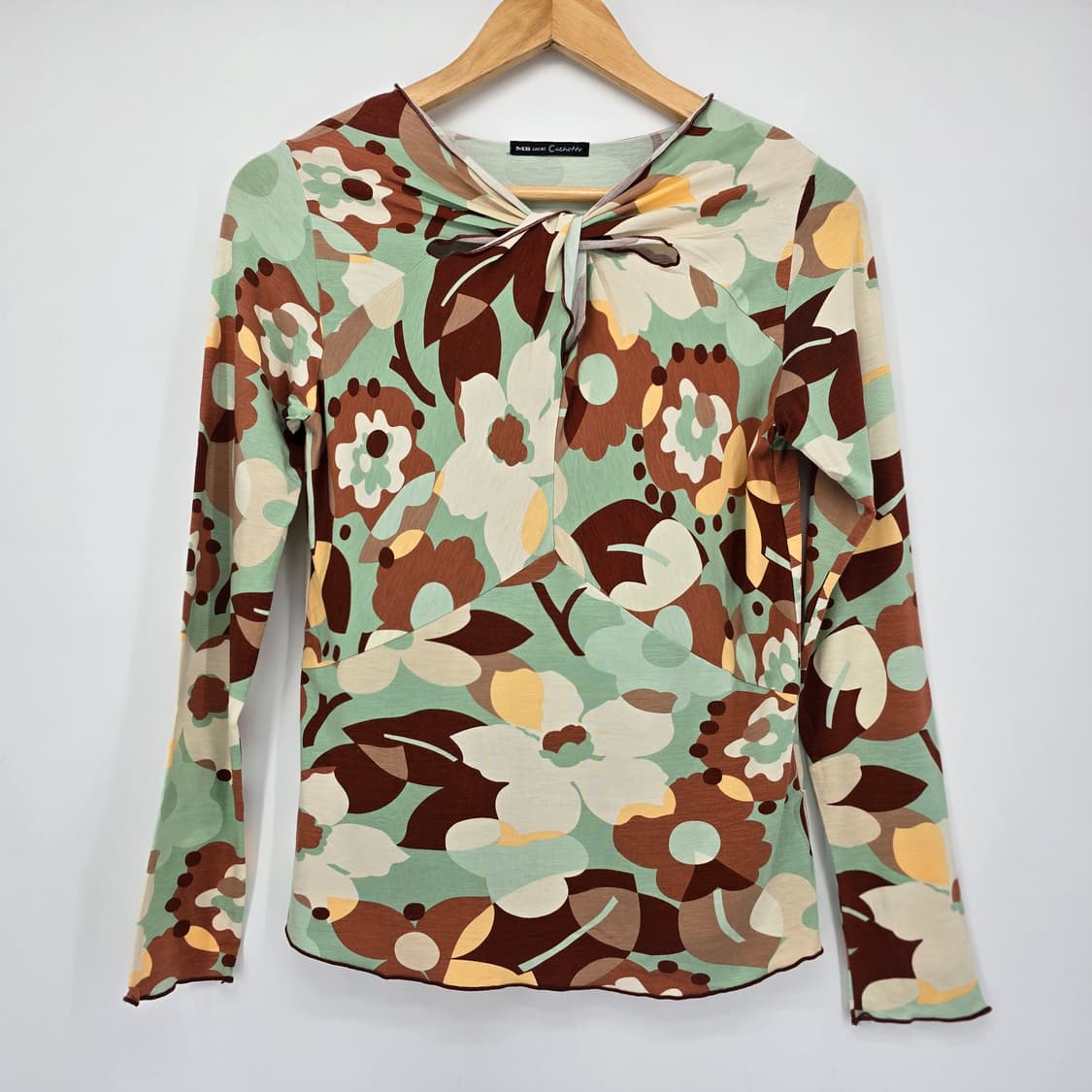 일본 빈티지 플라워 모달 티셔츠 상품이미지1