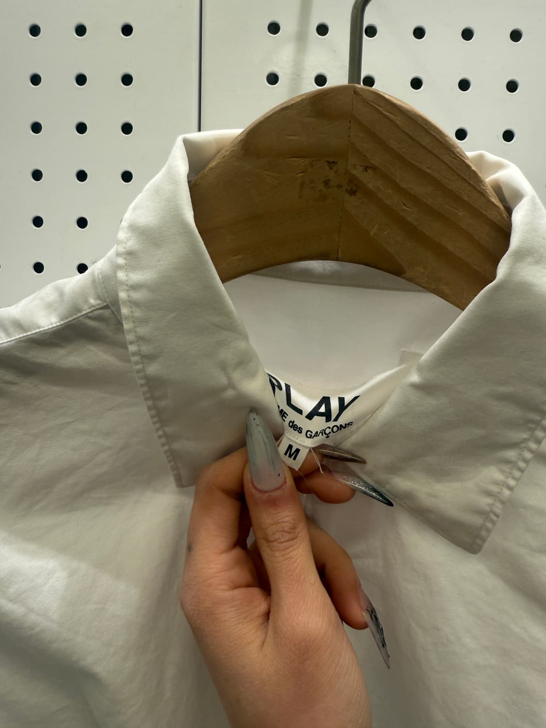 꼼데가르송 플레이 하트 로고 셔츠  상품이미지4