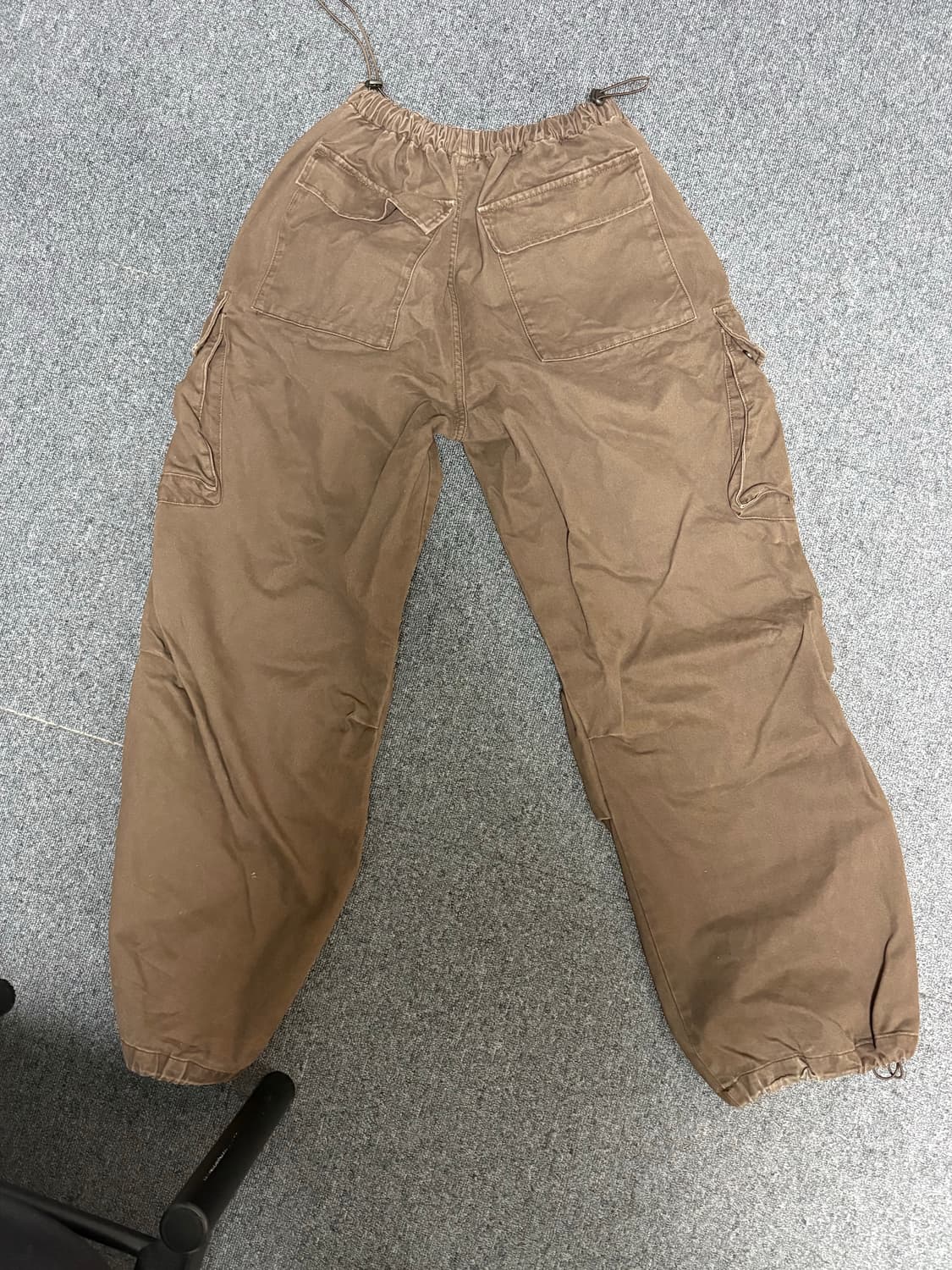 애즈이프켈리 카고팬츠브라운 상품이미지3