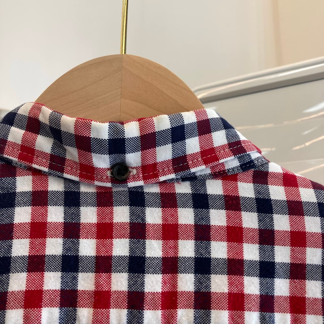 유니클로 면 체크남방 셔츠 L(100) Uniqlo Shirts 상품이미지5