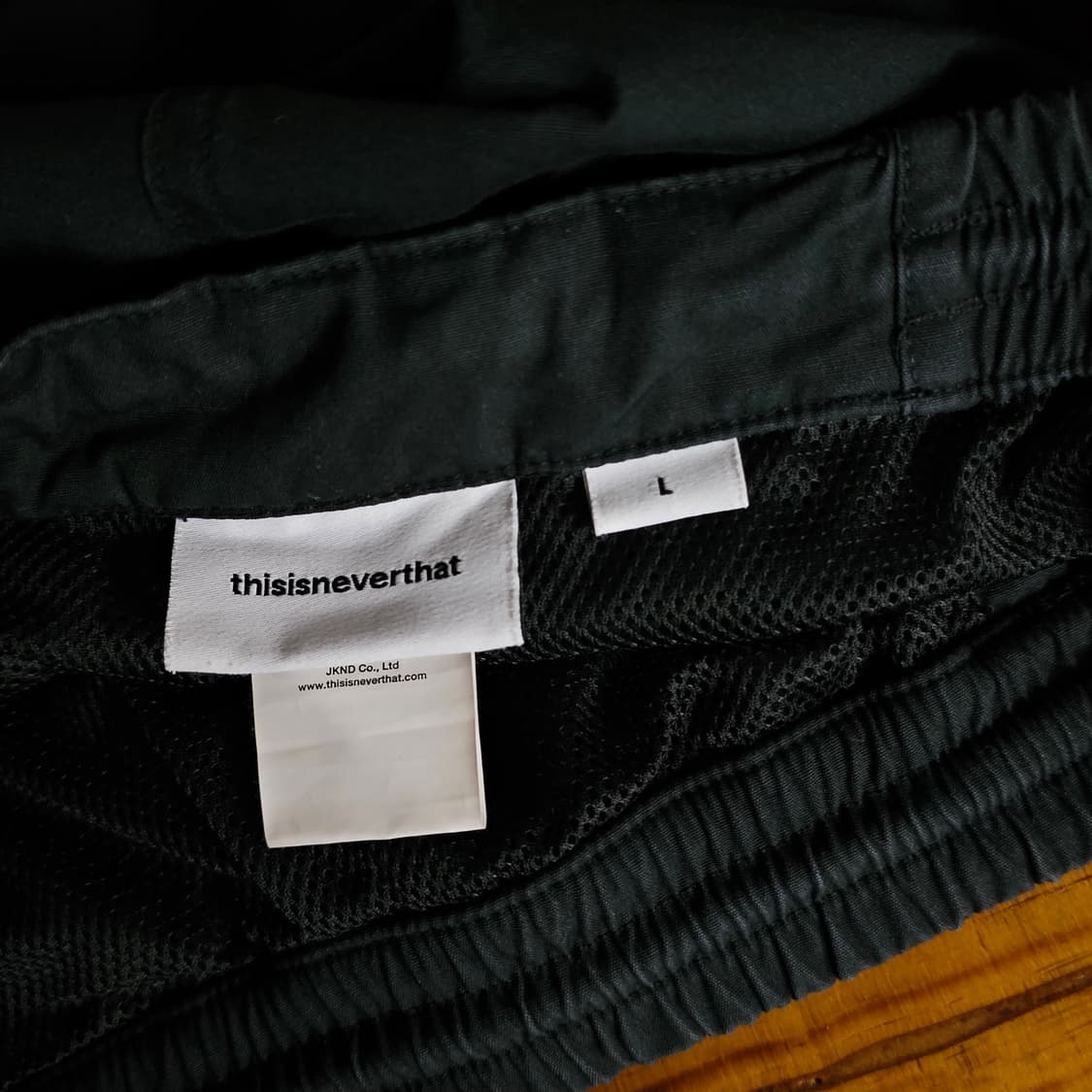 32인치 남성 디스이즈네버댓 카고 조거 팬츠 블랙 L 상품이미지8