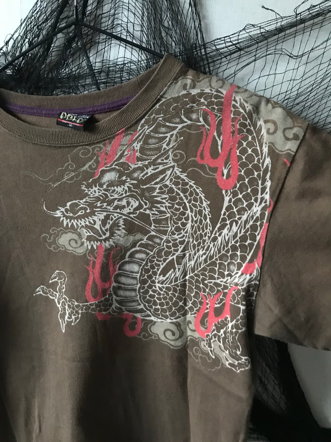 Oriental dragon printing halfsleeve  상품이미지2