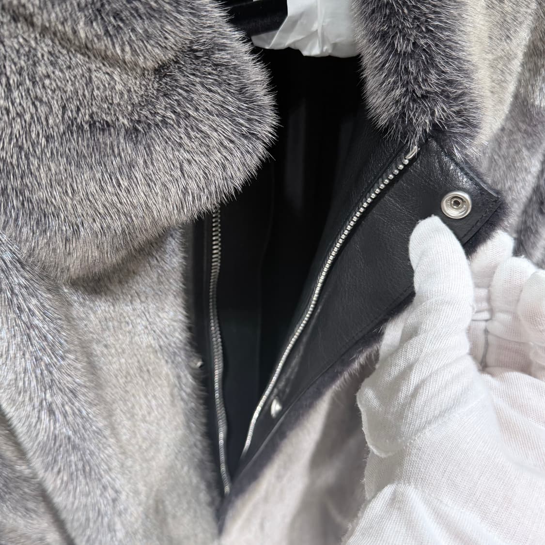 (A+/48) / 디올 남성 밍크 코트 그레이 상품이미지8