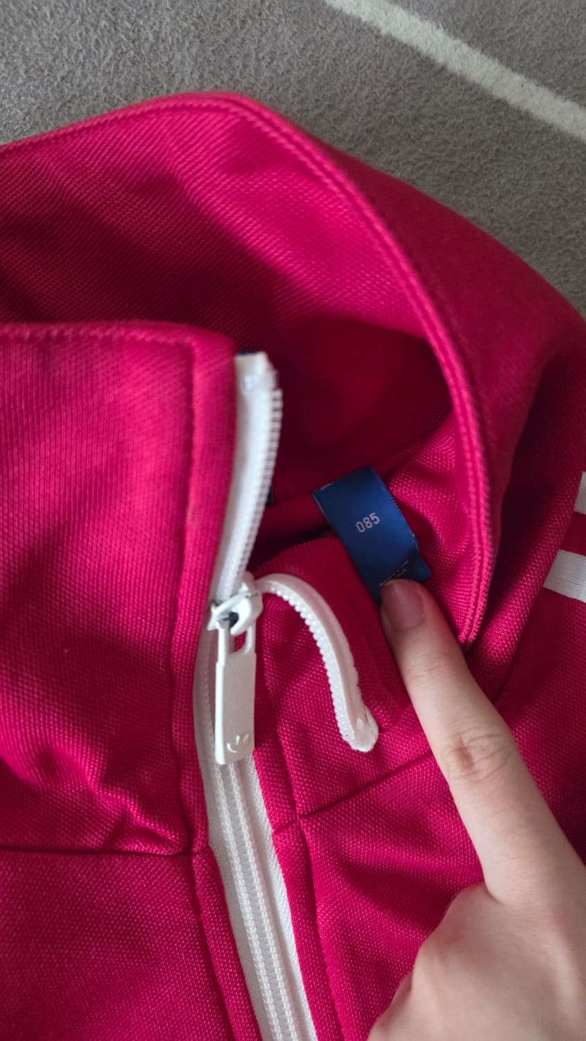 아디다스 핑크 유로파 져지 85 트랙탑 자켓 안감 흰핑 상품이미지4