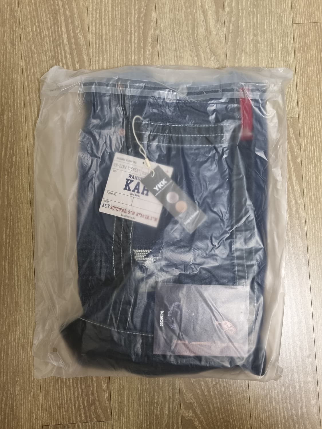 karactor 빈티지 데님 토트백 새상품 상품이미지2