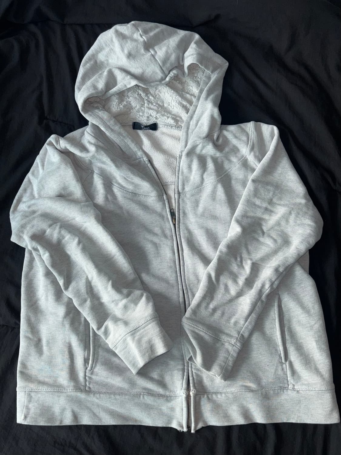 빈티지 레이스 후드집업 상품이미지1