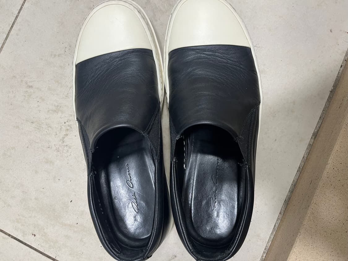 릭오웬스 레더 슬립온 265 상품이미지1