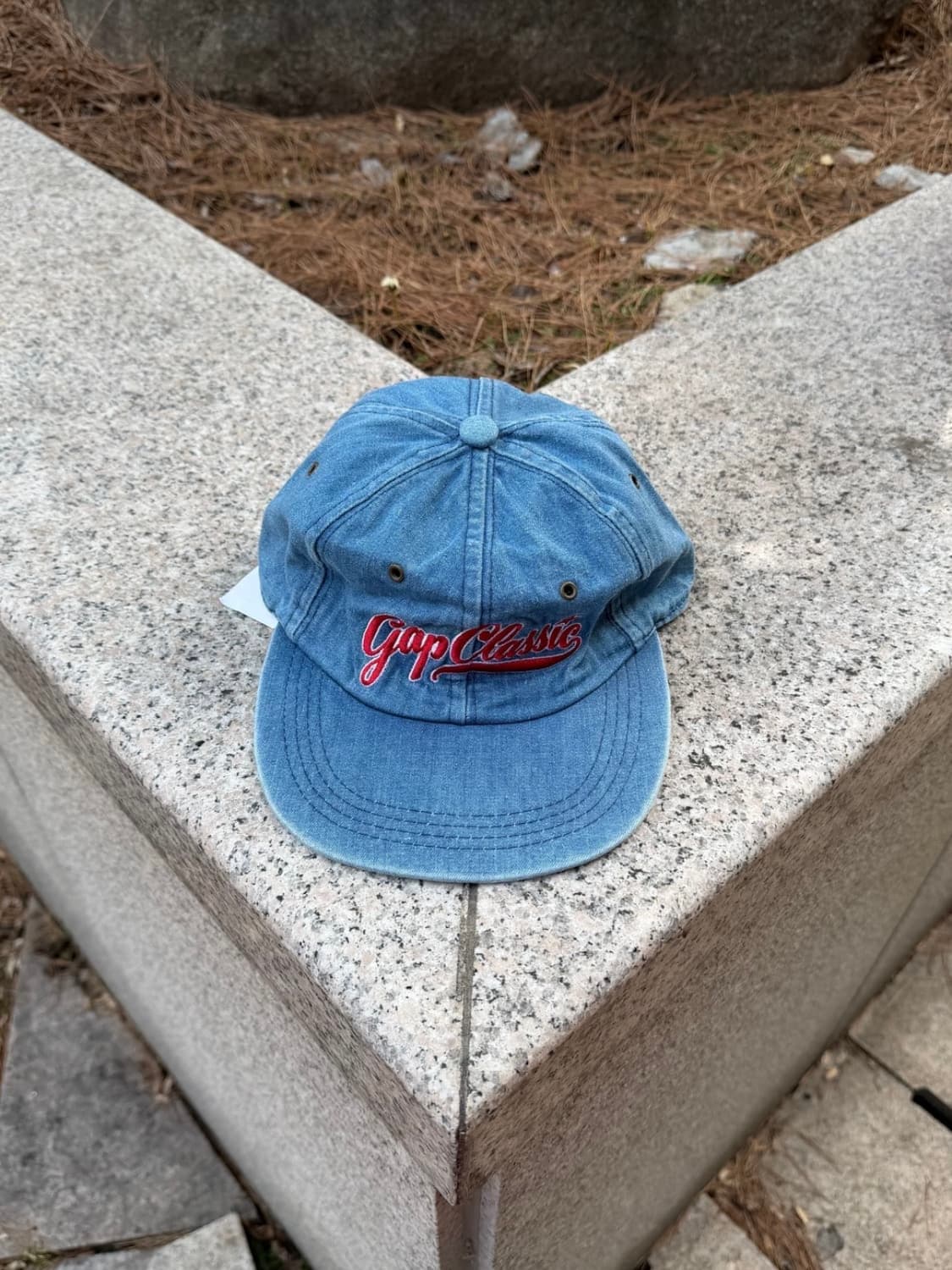 (deadstock) 90s Gap 올드갭 6-Panel 데님 캡 상품이미지1