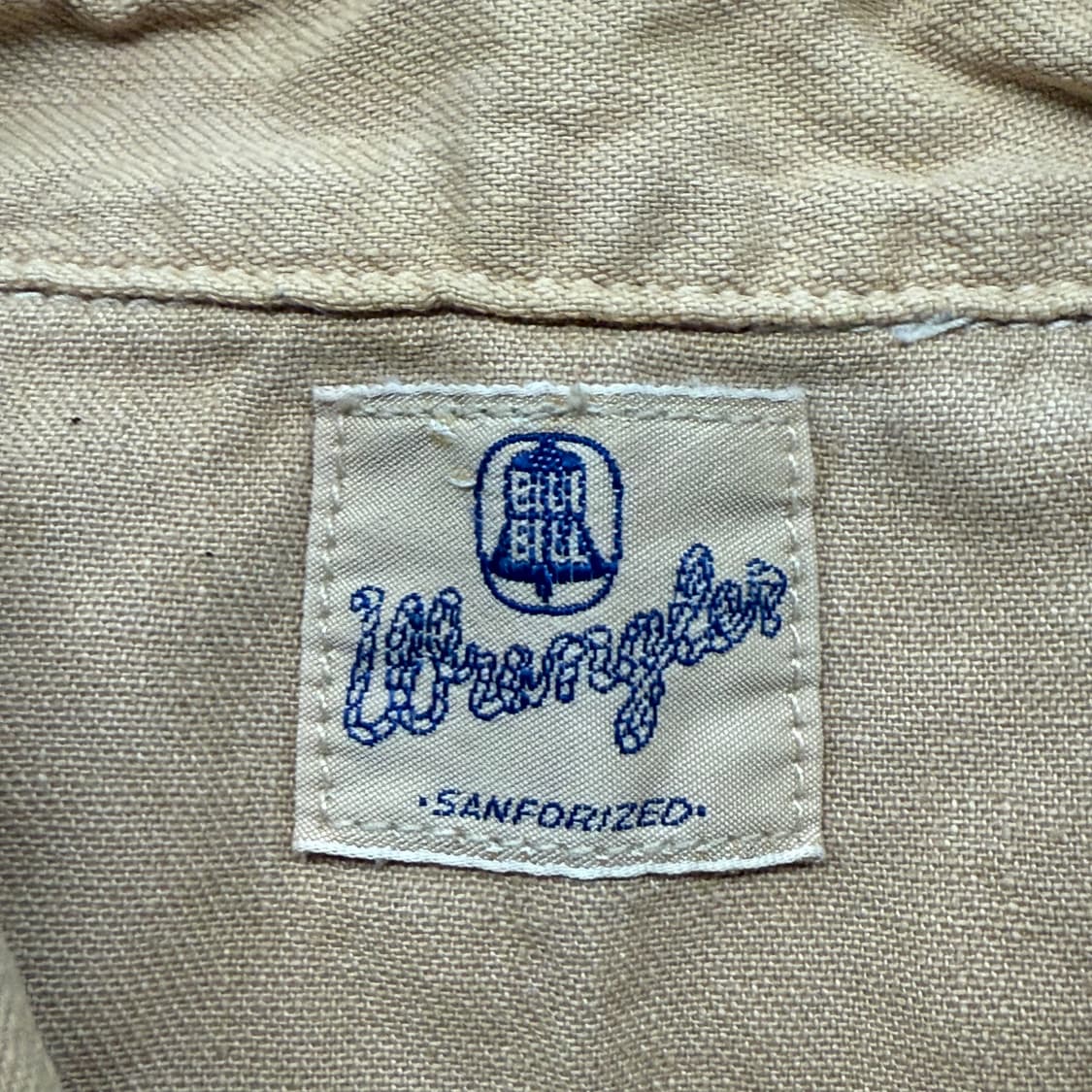 [정품/L] 랭글러 웨스턴 코듀로이 셔츠 베이지 b15 상품이미지5