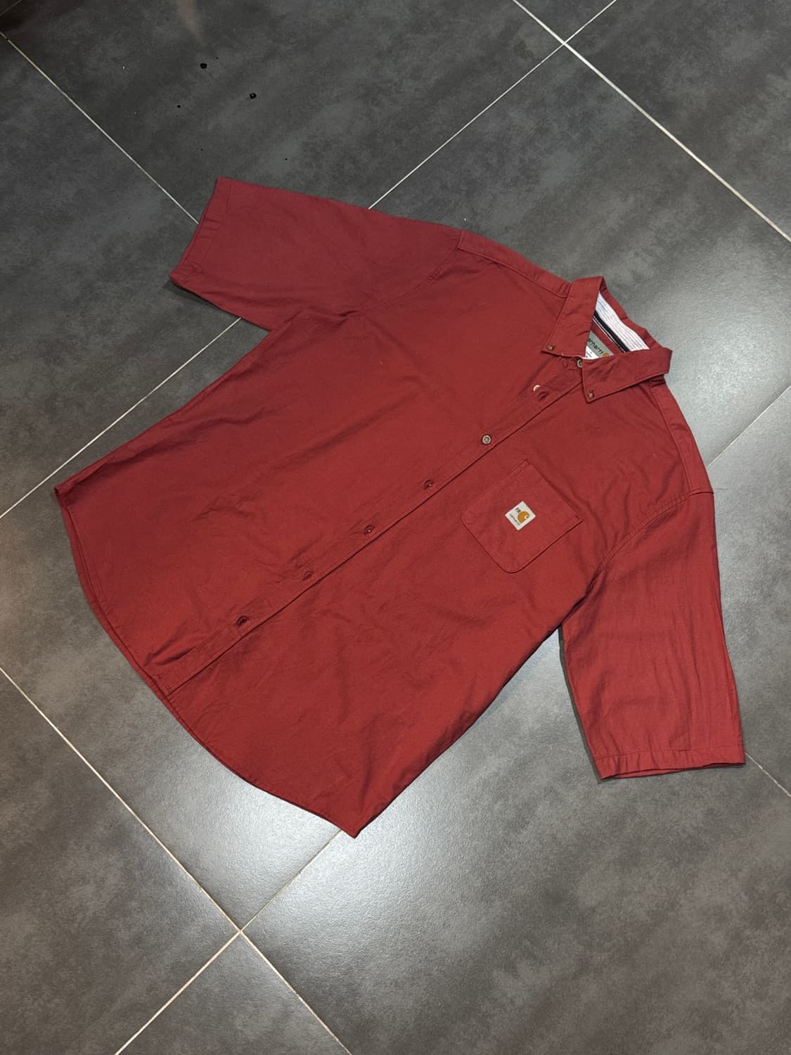 CARHARTT 반팔셔츠 적갈색 상품이미지1