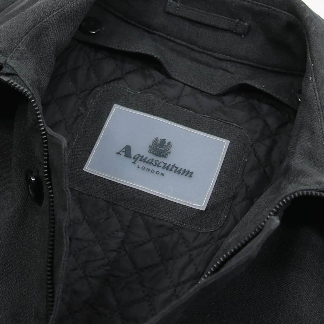 (착용컷) Aquascutum 싱글 트렌치 코트 (남성용 98) 상품이미지5