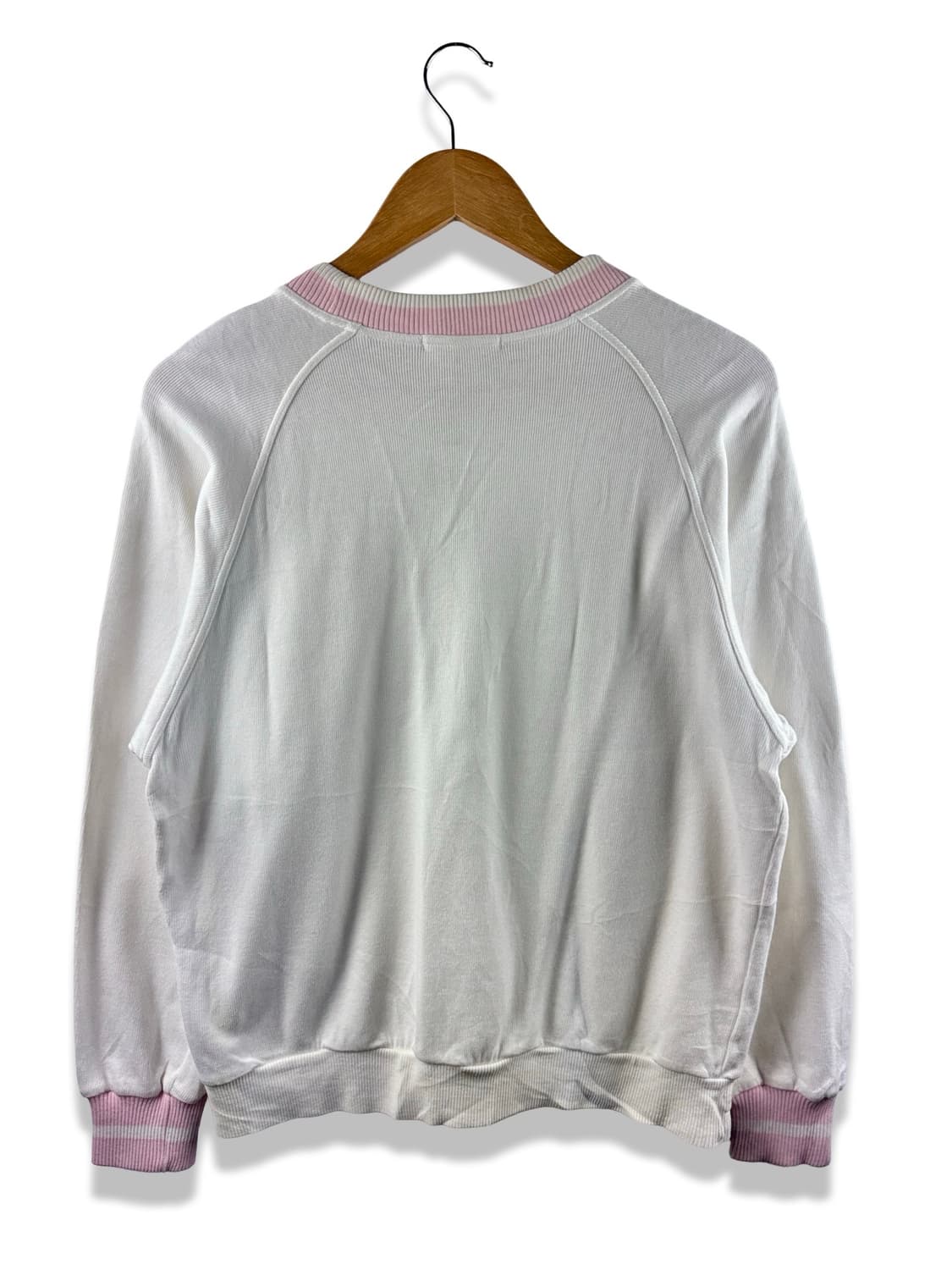 꾸레쥬 핑크 화이트 크루넥1888  상품이미지2