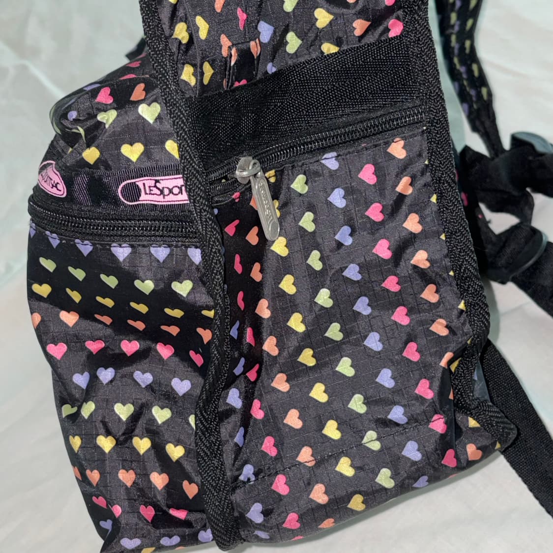 레스포삭 하트 도트 백팩🌈 상품이미지3