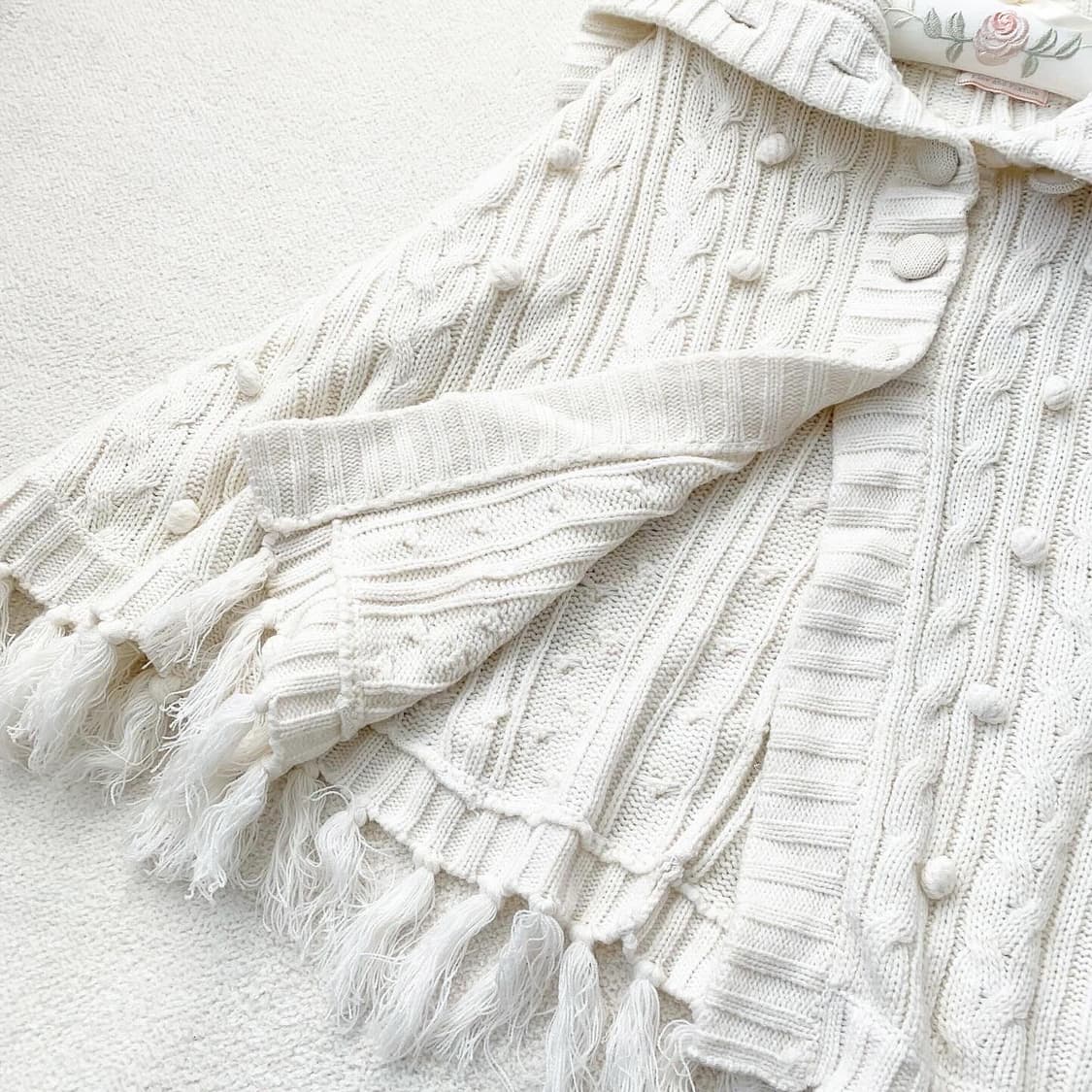 사와코 모리걸 폼폼이 케이프 상품이미지3