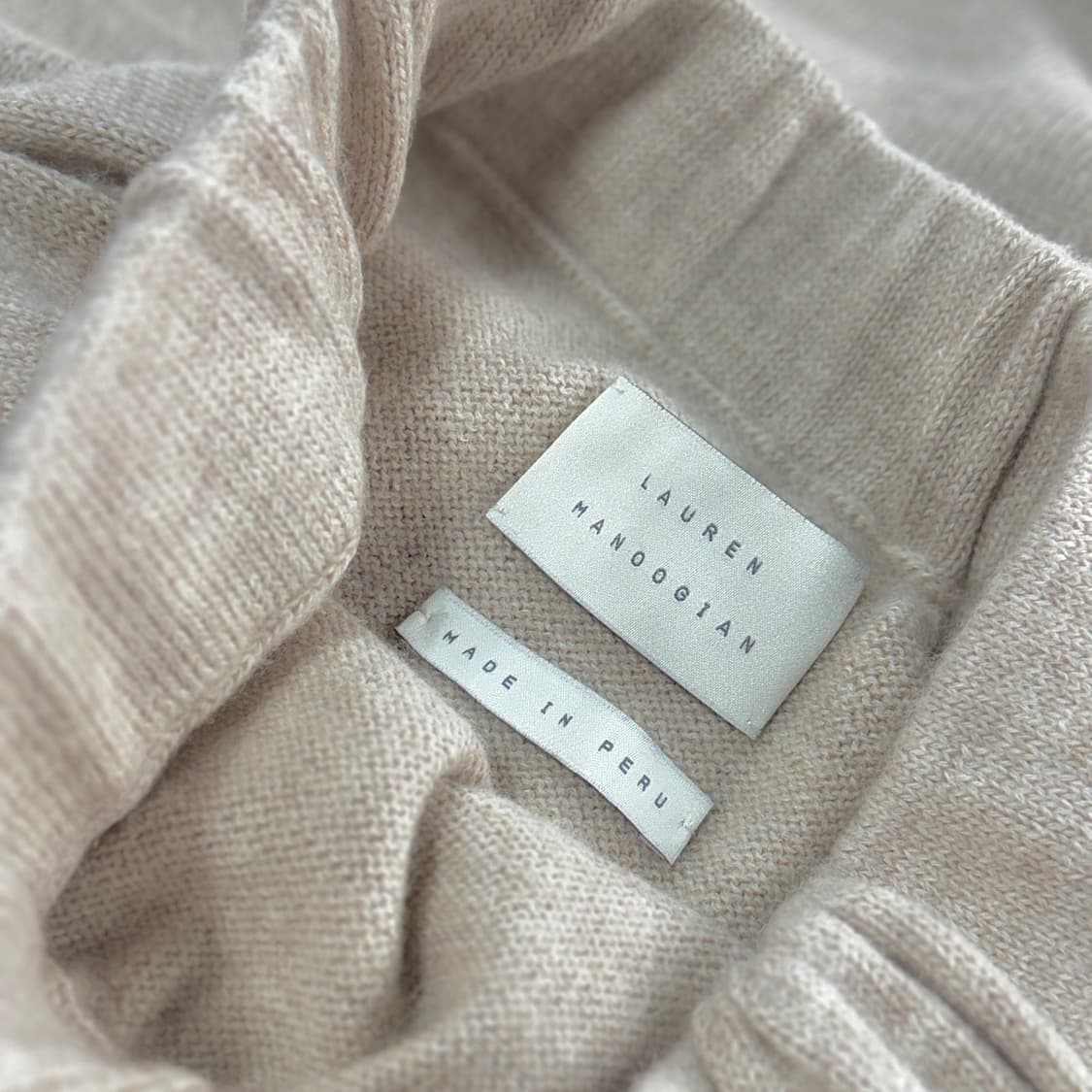 로렌 마누지안 알파카 울 니트 스커트 상품이미지3