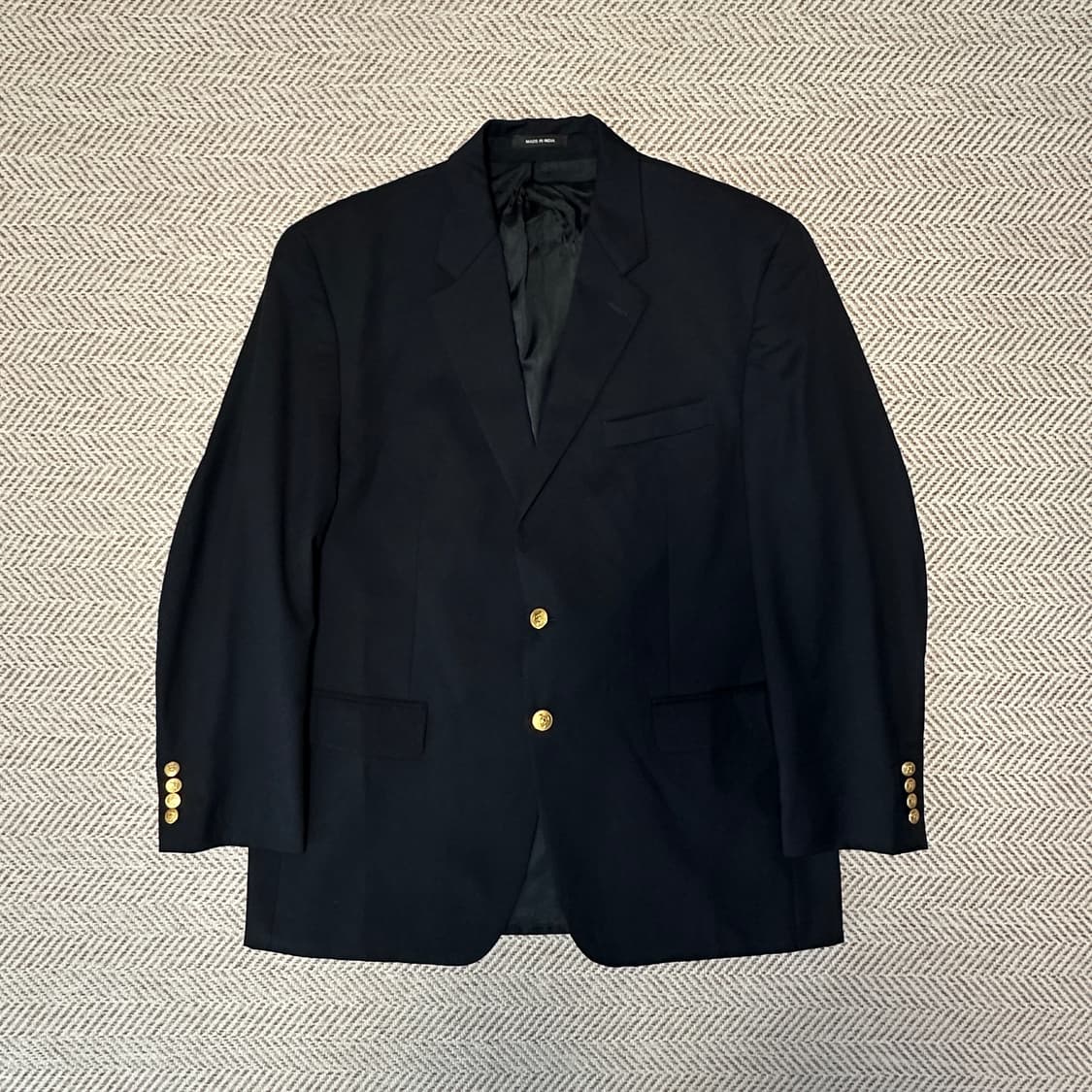 CHAPS RALPH LAUREN gold button blazer 상품이미지1
