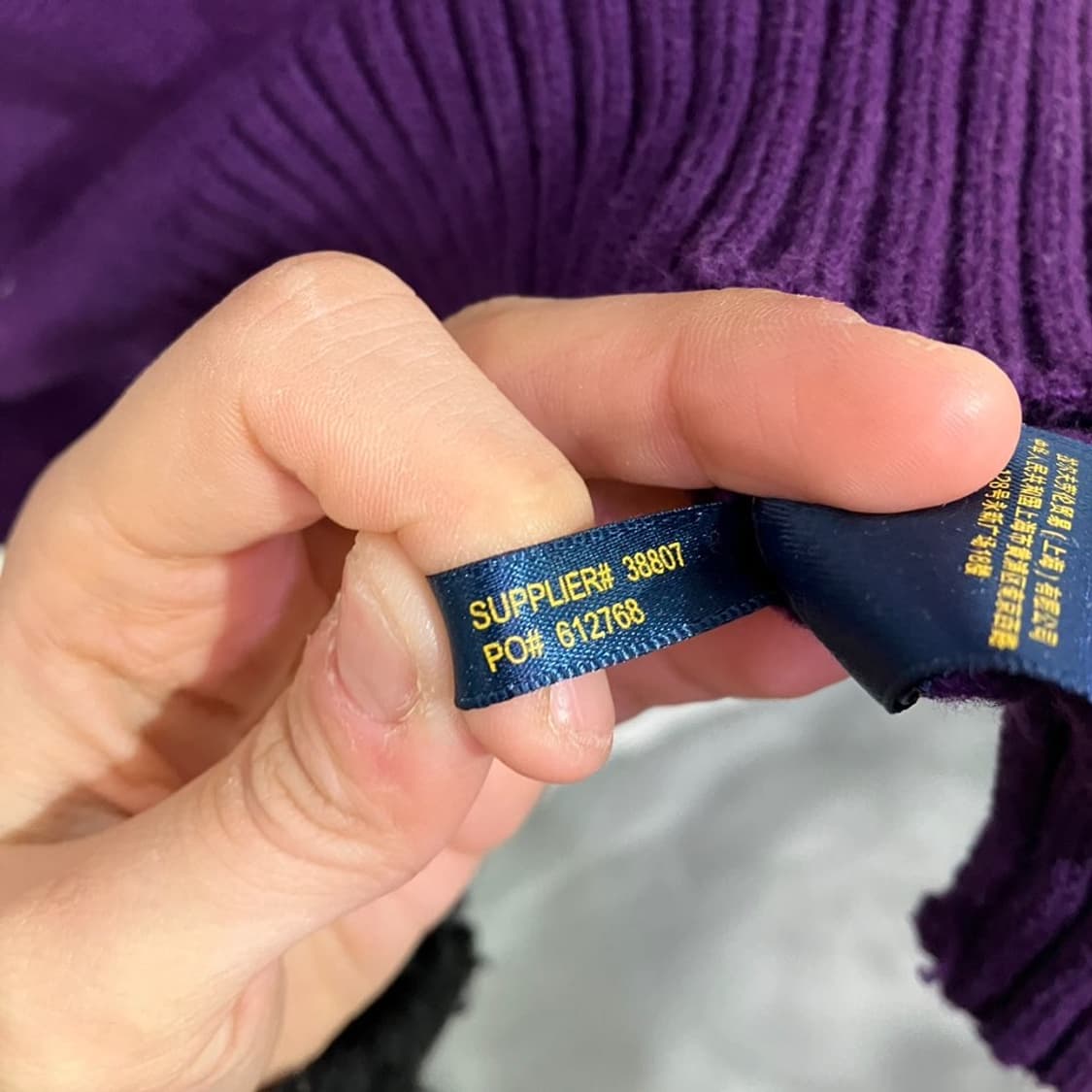 폴로 랄프로렌 반집업 니트 상품이미지8