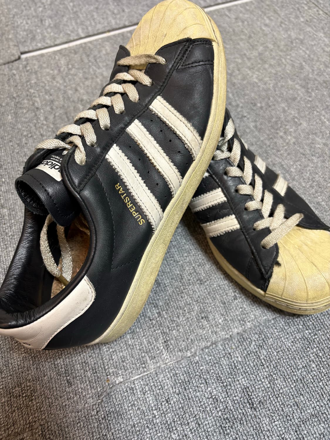 Adidas superstar premium black/white 285 상품이미지2