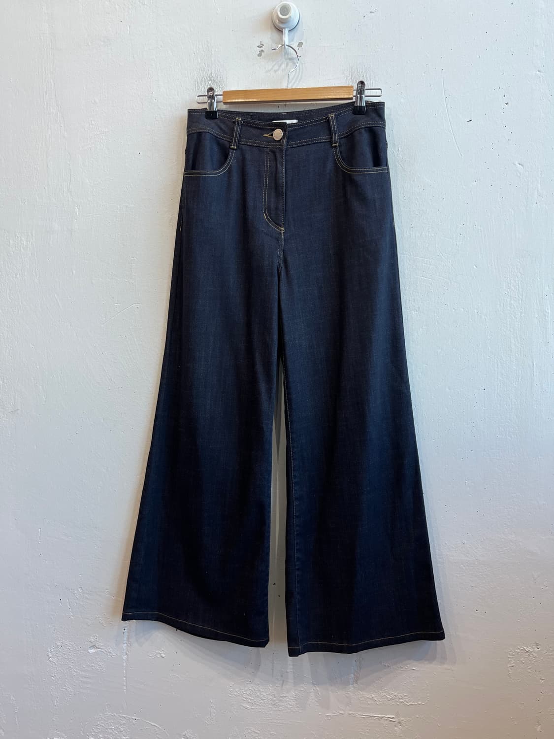 SANDRO 산드로 와이드 부츠컷 데님팬츠 우먼즈 상품이미지3