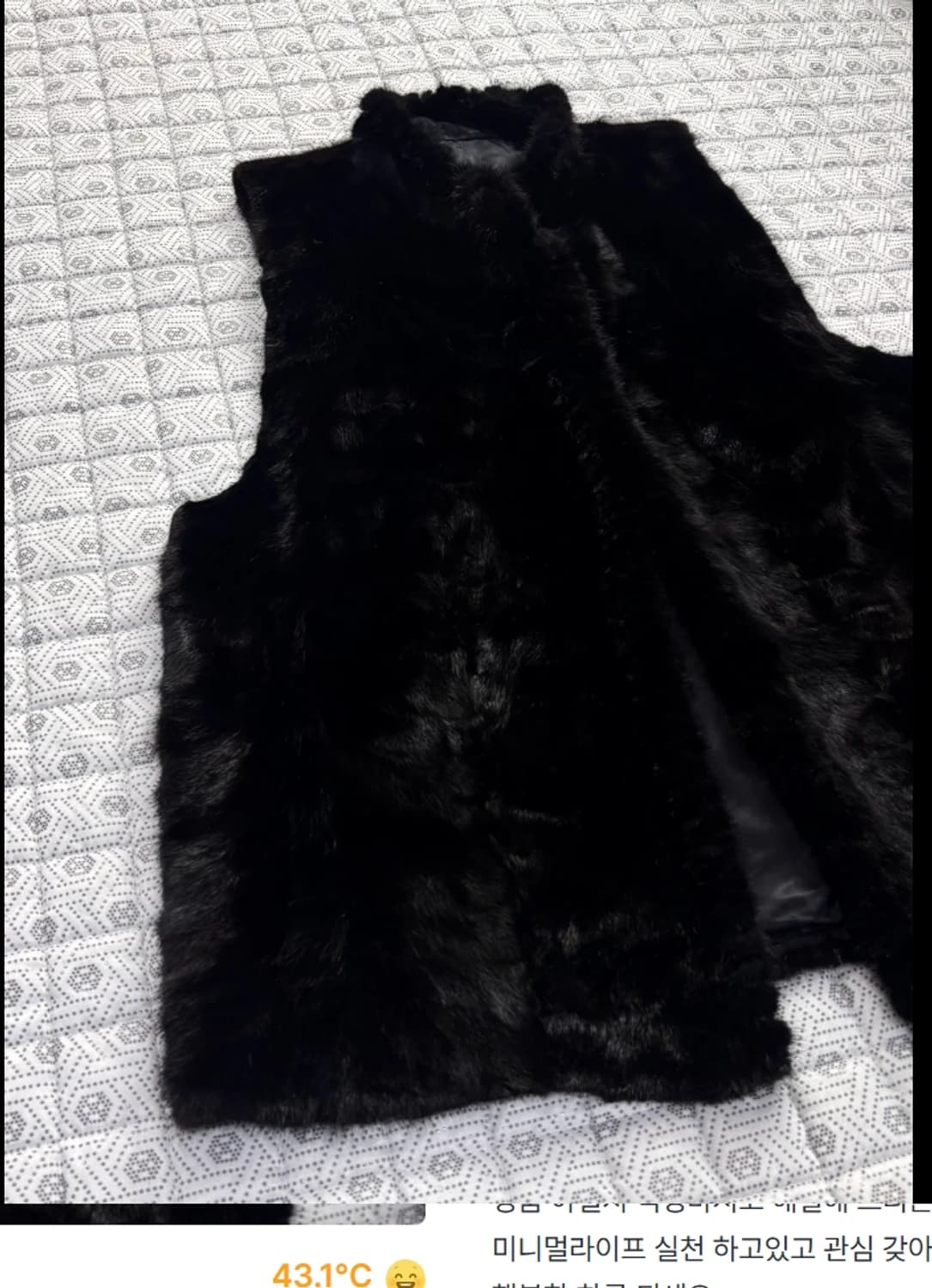 밍크 모피 베스트 ~55반 상품이미지1