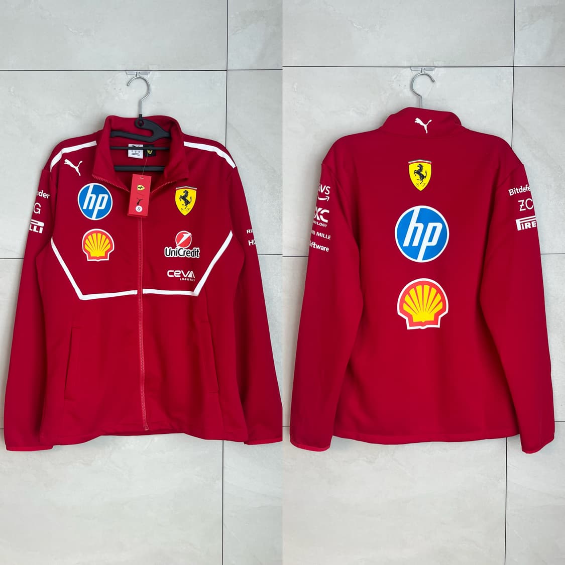 [새상품/S] 푸마 스쿠데리아 페라리 레이싱 F1팀 소프트쉘 자켓 져지 상품이미지1