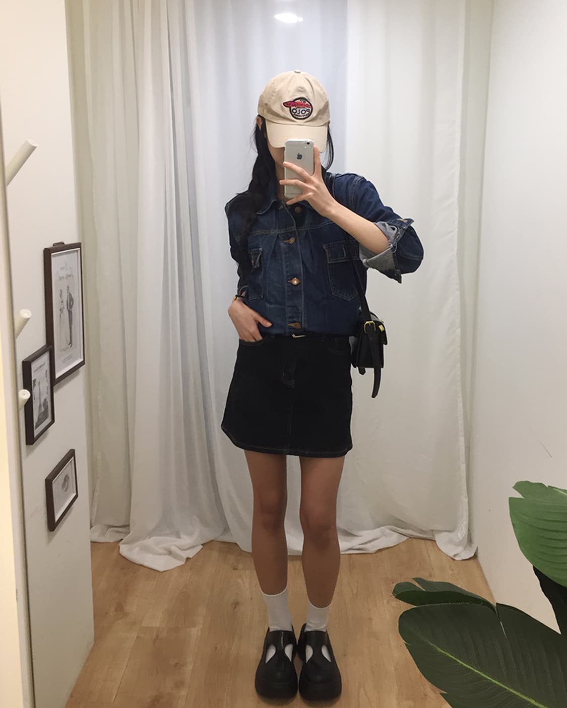 Women Vintage Denim Jacket 100 상품이미지1