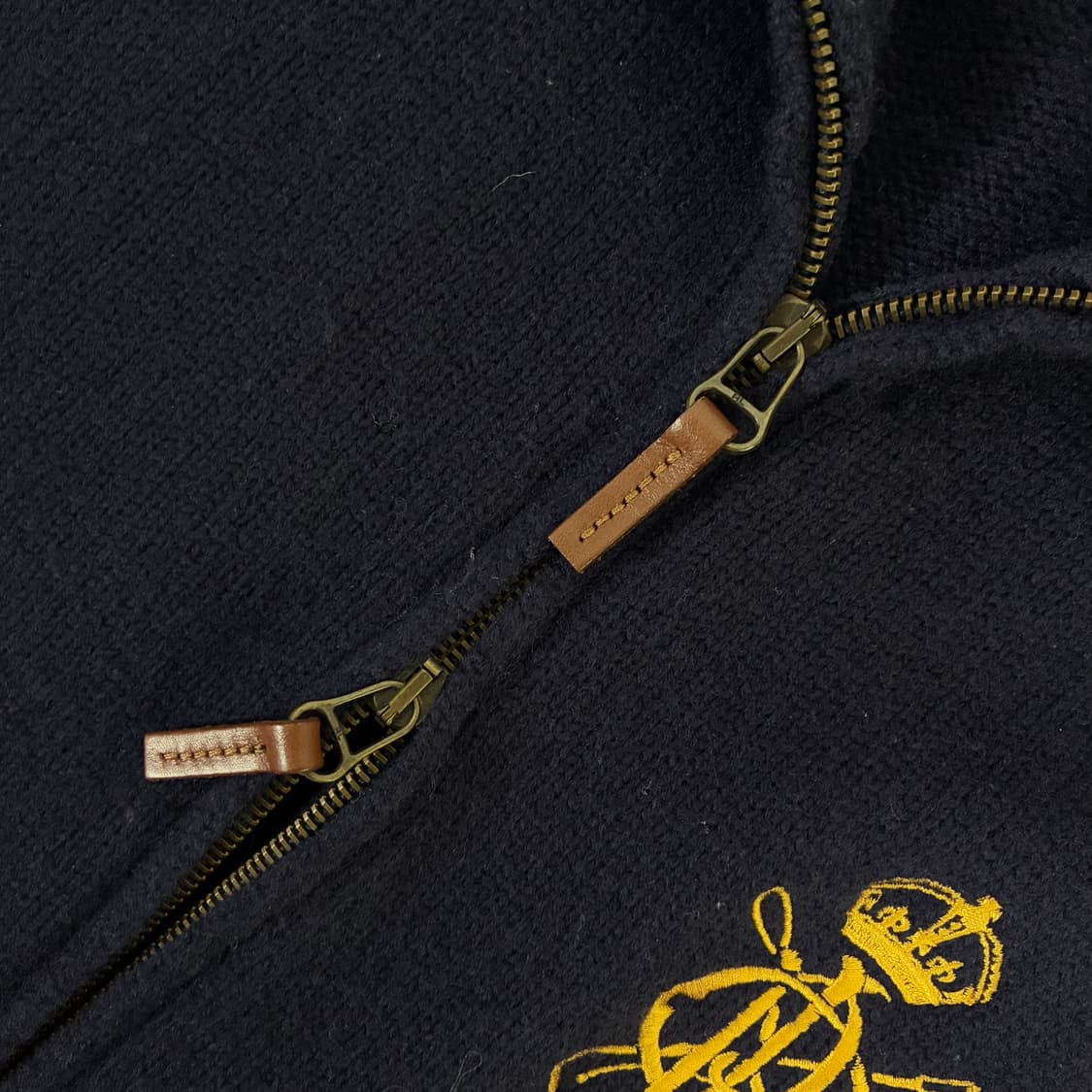 Polo 폴로 랄프로렌 크러스트 polo rl 램스울 2-way 집업 가 상품이미지5