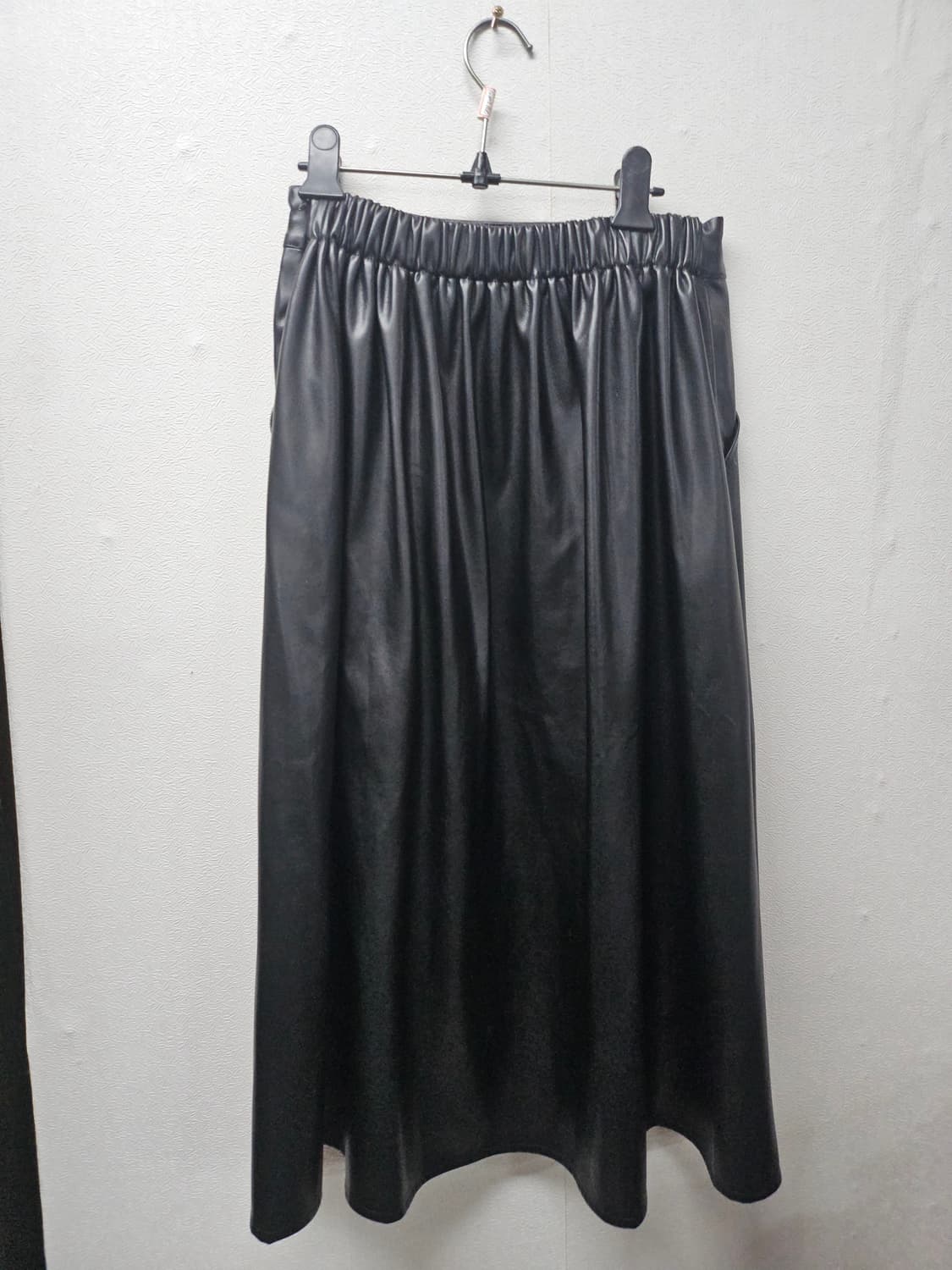 레더 롱 스커트  M -  L 상품이미지2