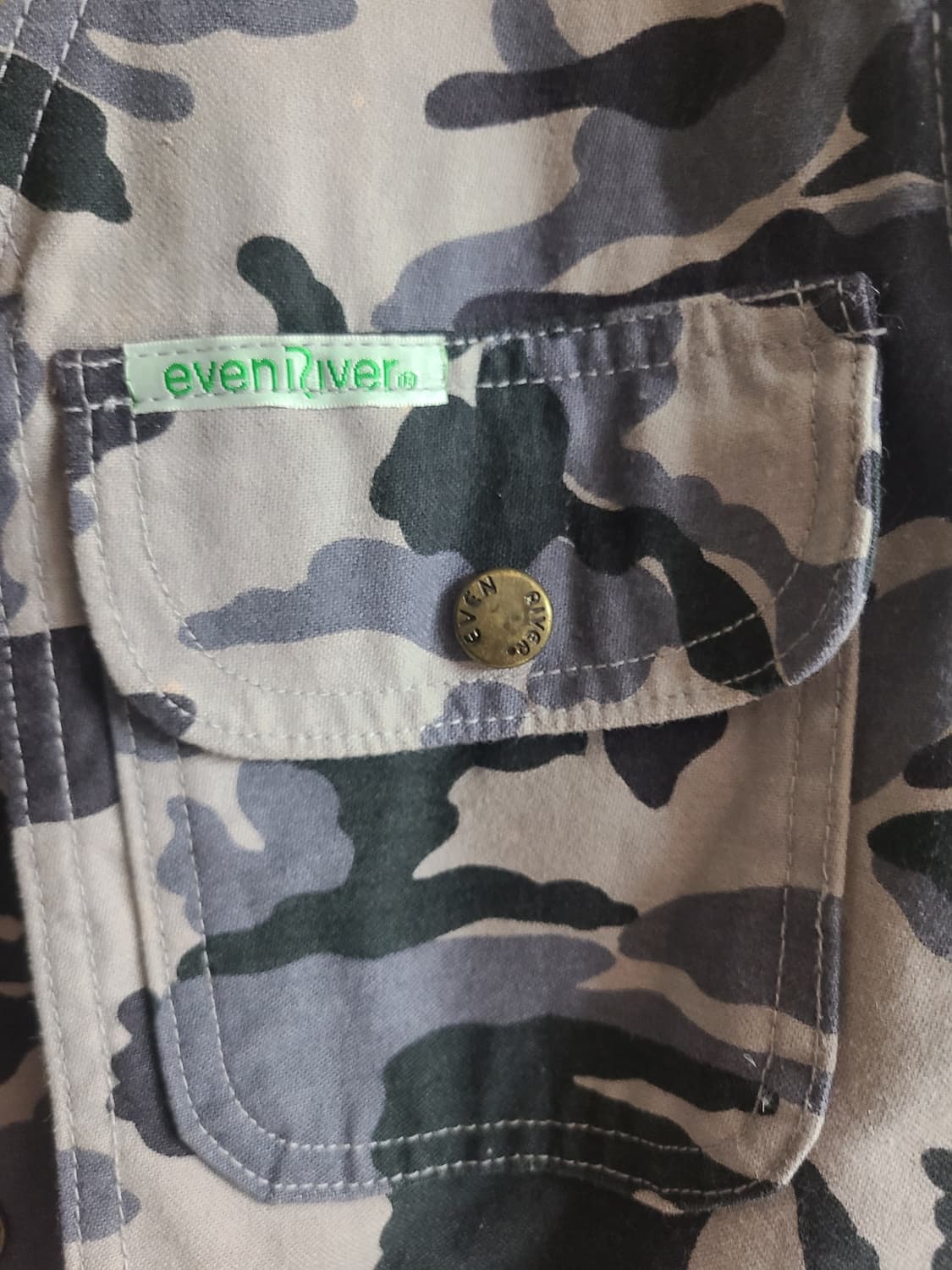 EVEN RIVER 카모플라쥬 면조끼(55) 상품이미지3