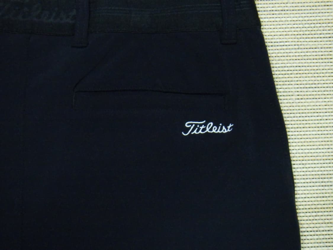 (32인치) 타이틀리스트 골프 남성 솔리드 블랙 팬츠 상품이미지7