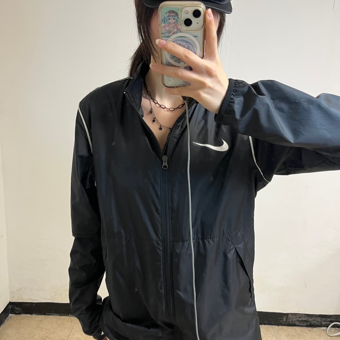 Nike Black Windbreaker 상품이미지3