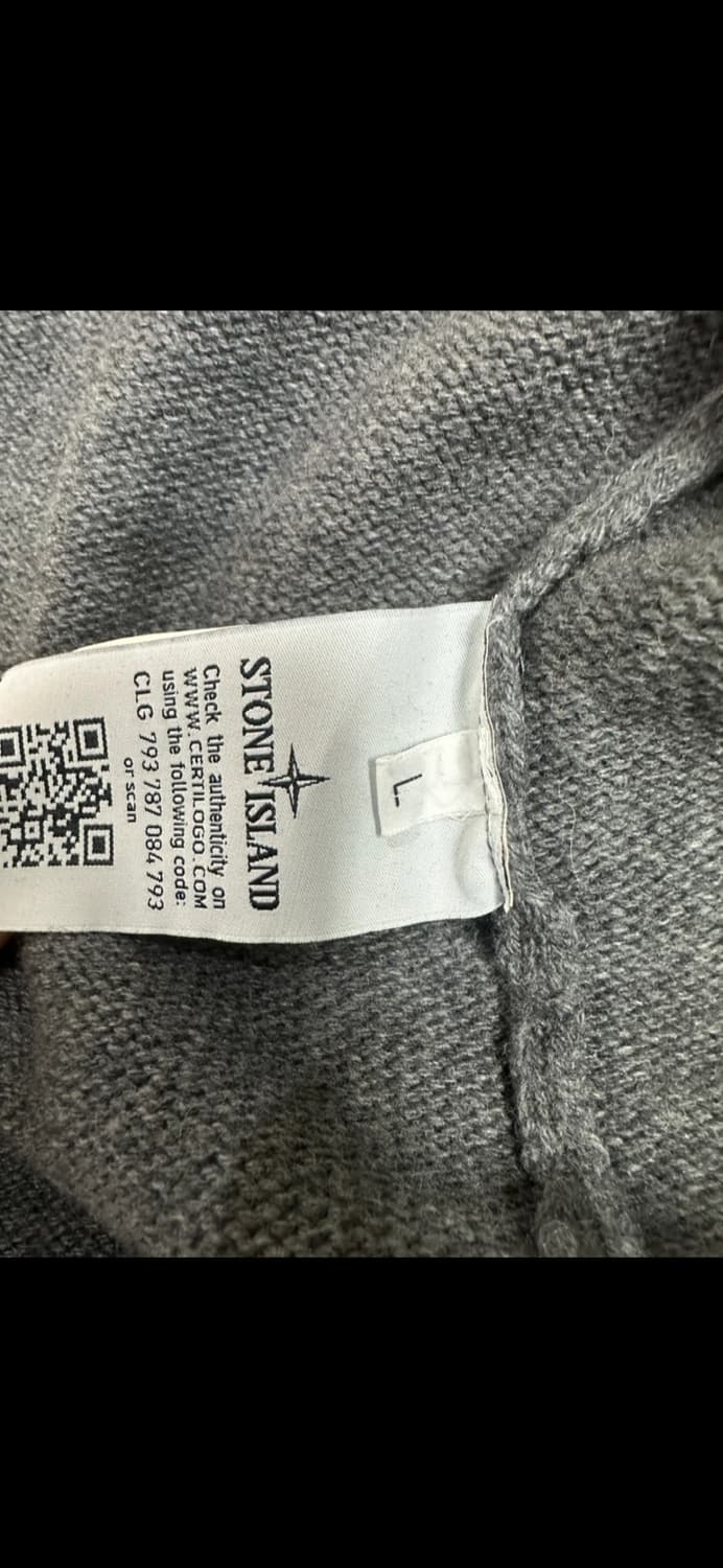 스톤아일랜드 니트 가디건 급처 상품이미지2