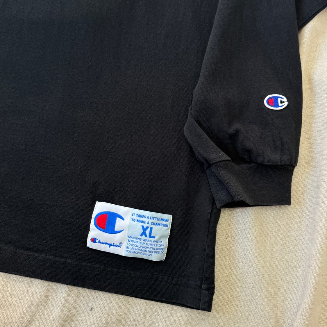 챔피온 오버 자수 포켓 롱슬리브 XL 상품이미지3