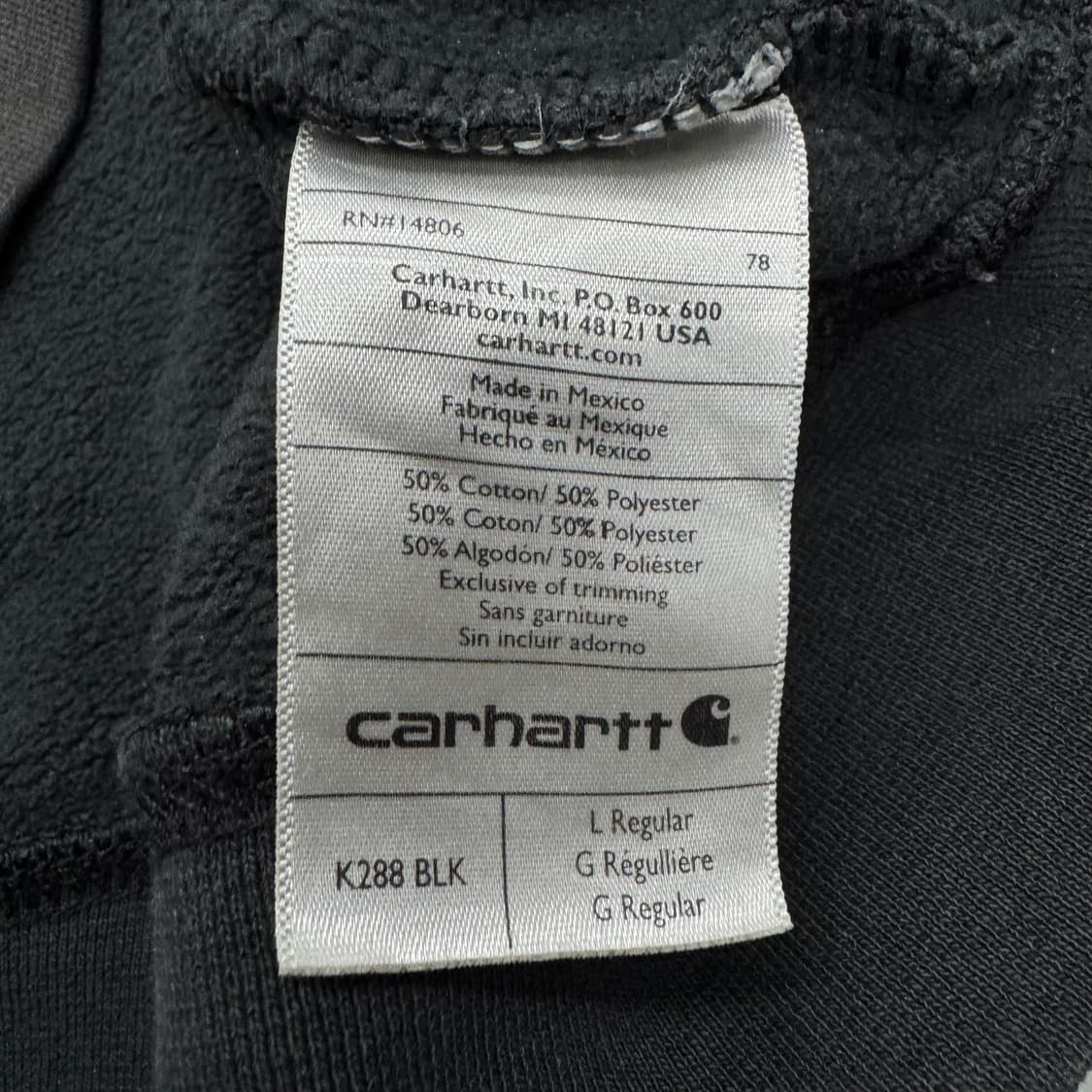 칼하트 하드 페이딩 디스트레스드 후드티 상품이미지7