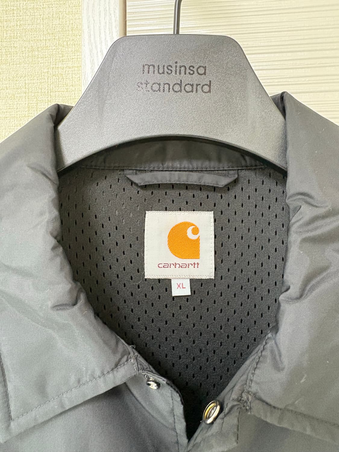 칼하트 WIP 코치 자켓 블랙 XL 상품이미지3