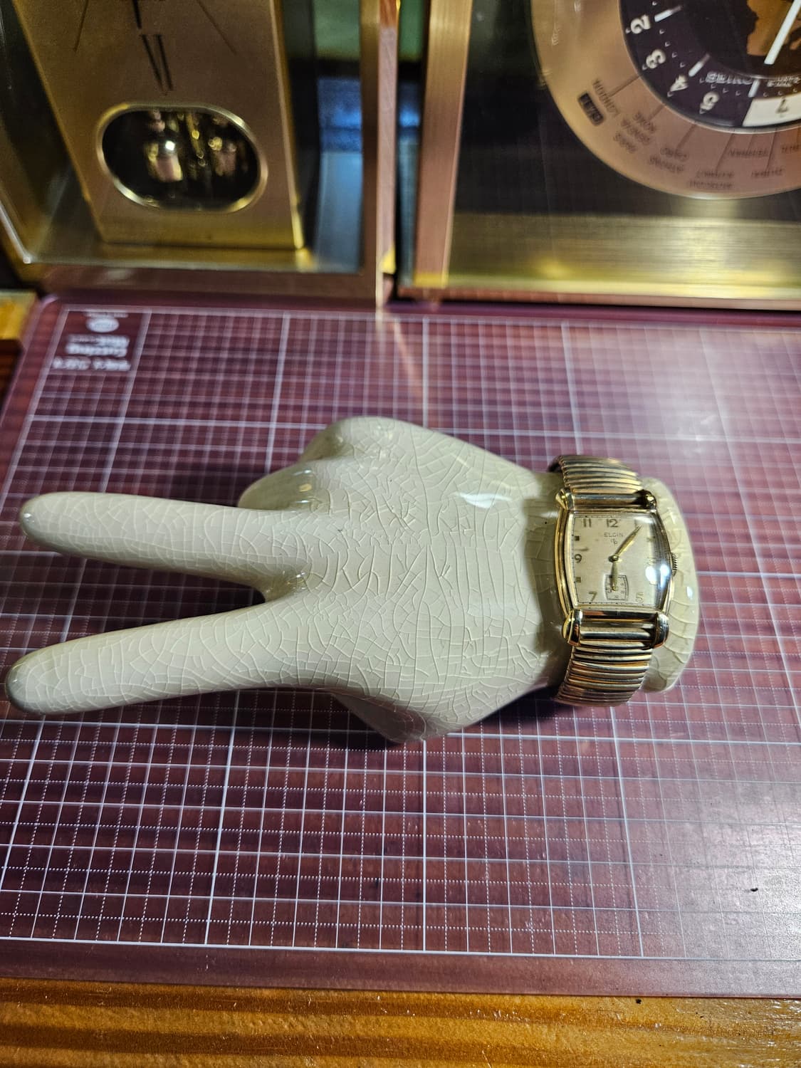 엘진 빈티지 수동 듀라파워(1950) 핸드와인딩 금장 시계 상품이미지2