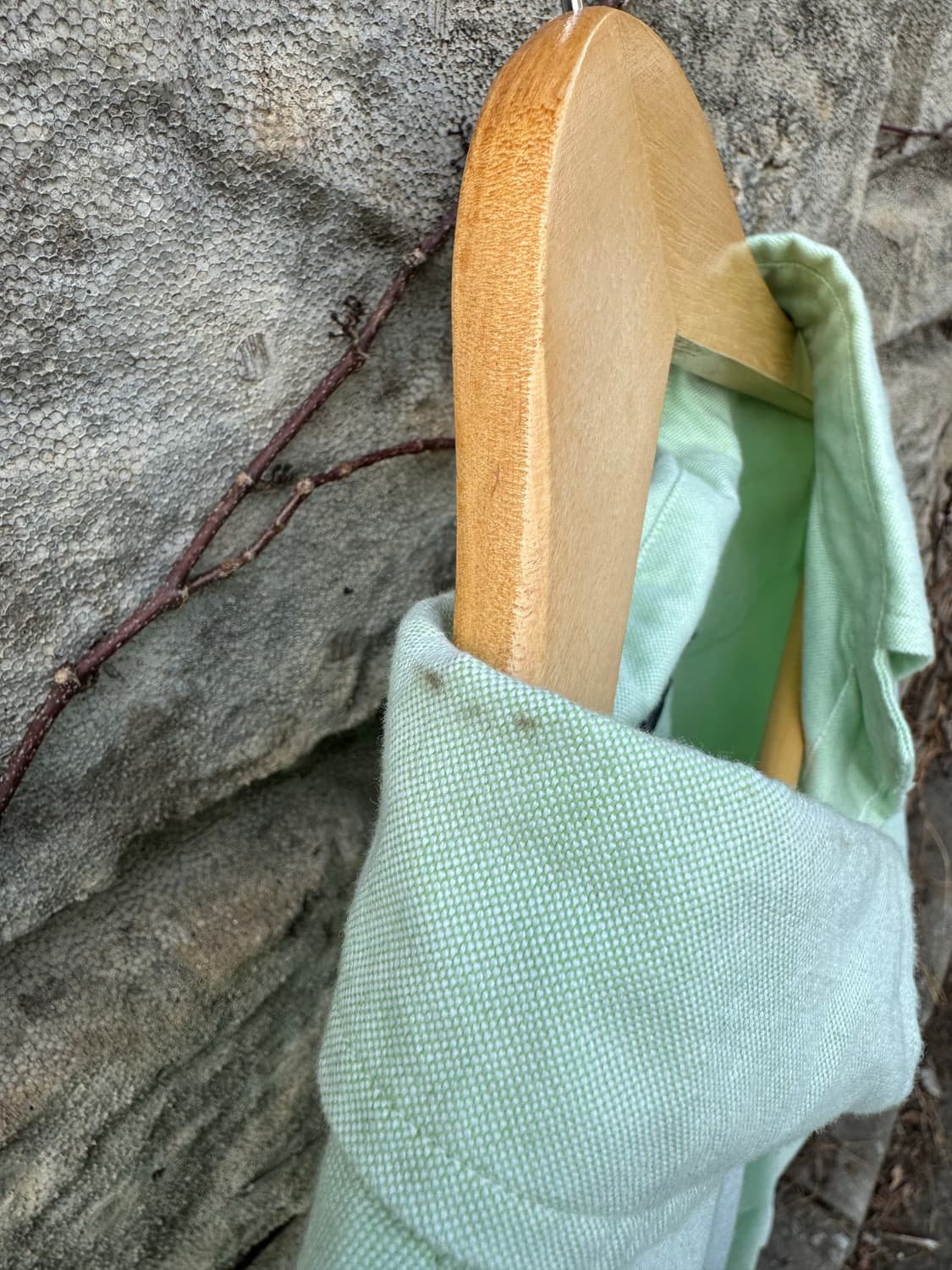 90s 폴로 랄프로렌 빈티지 연두색 옥스포드 셔츠 빅사이즈 상품이미지4