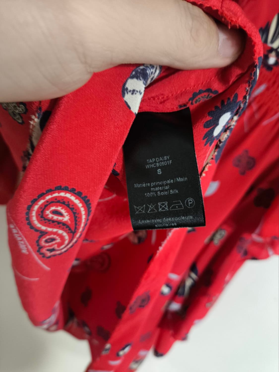 S 쟈딕앤볼테르 실크 블라우스 상품이미지7