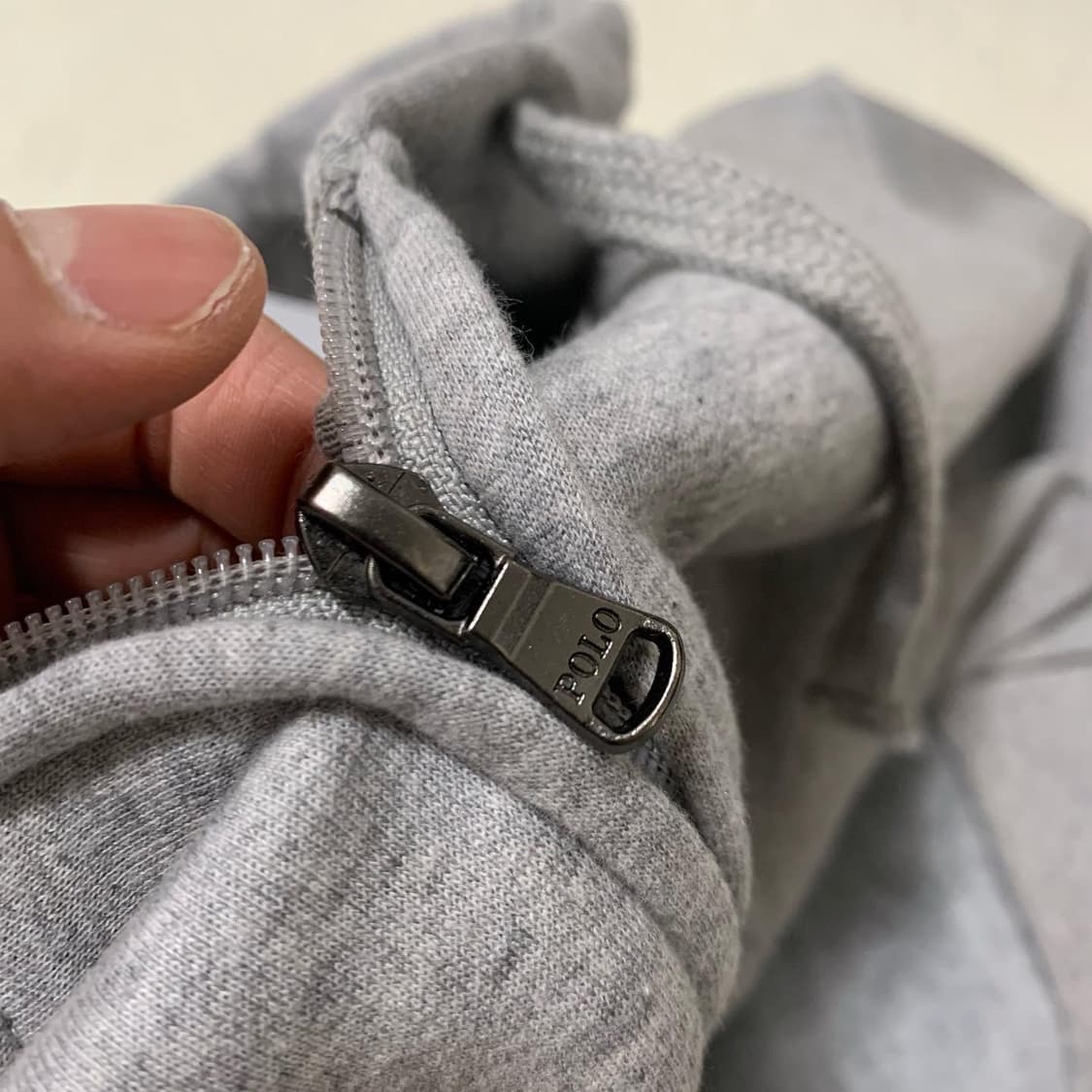 폴로 그레이 후드집업 새상품 XL 105 상품이미지4