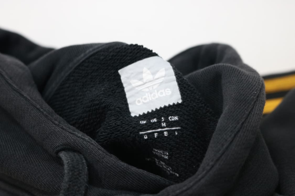 아디다스 마크 곤잘레스 콜라보 옐로우 3-스트라이프 후드티 (M) 상품이미지7