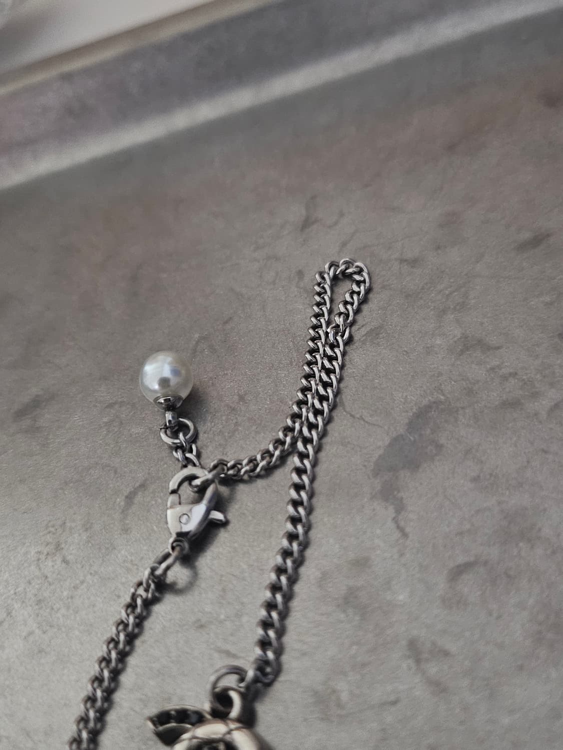 85 샤넬 정품 빈티지 업사이클링 팔찌 써지컬 상품이미지3