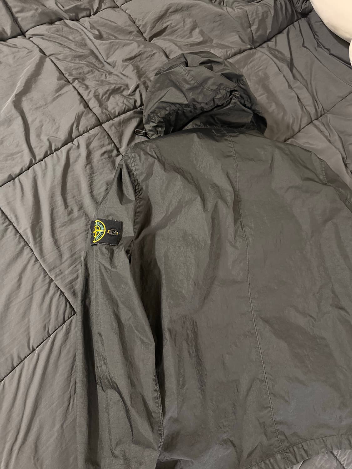 스톤 아일랜드 멤브라나 3L TC 가먼트 다이드 후드 자켓 블랙 상품이미지4