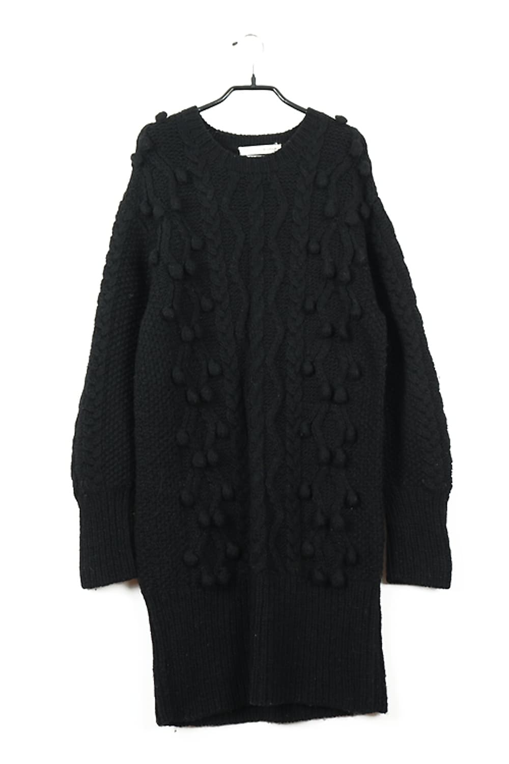 B CLUB 니트원피스 폼폼니트원피스 케이블니트원피스 상품이미지2