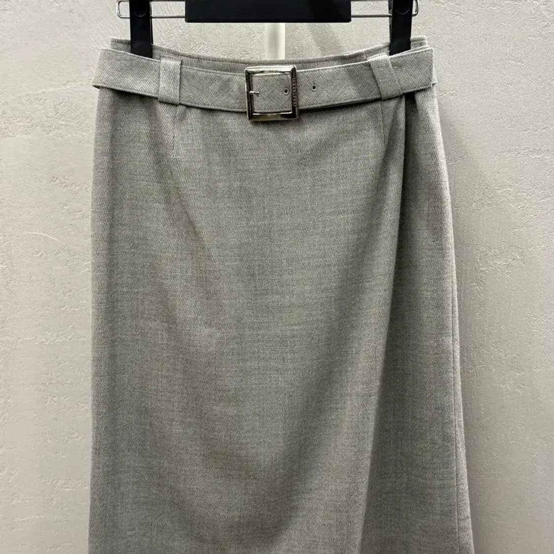Courreges 회색 벨트 스커트 상품이미지2