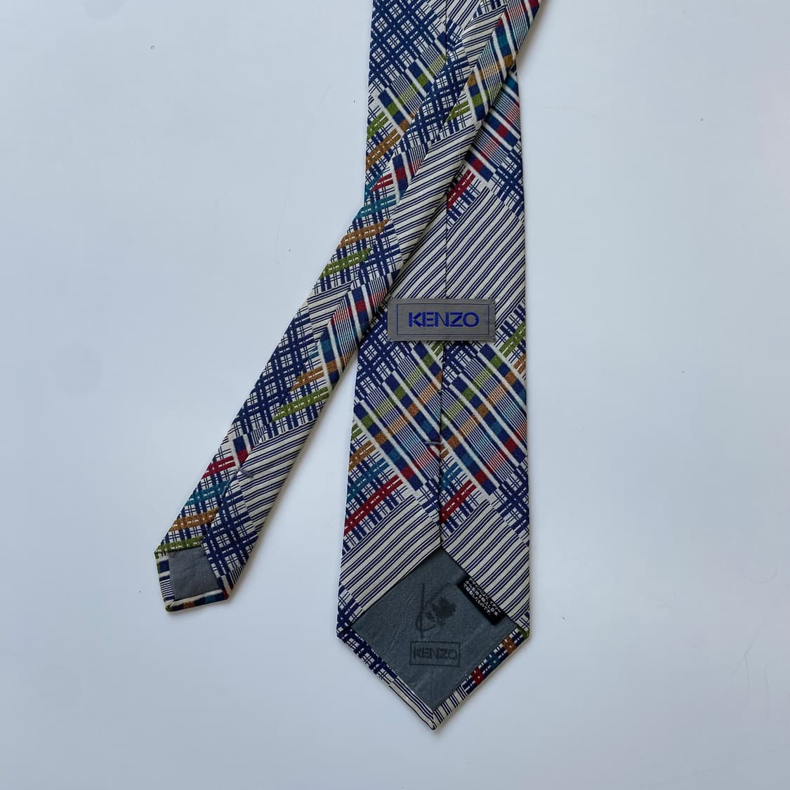 겐조(KENZO) 명품 정품 체크넥타이 상품이미지3