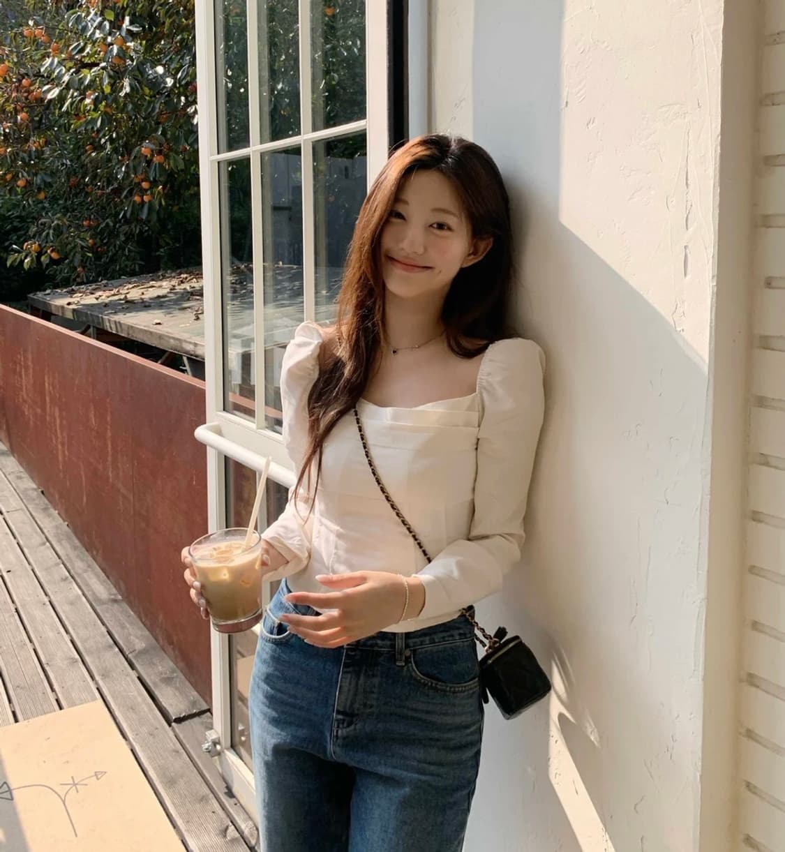 제니오 클린스퀘어 블라우스 (아이보리, s) 상품이미지2