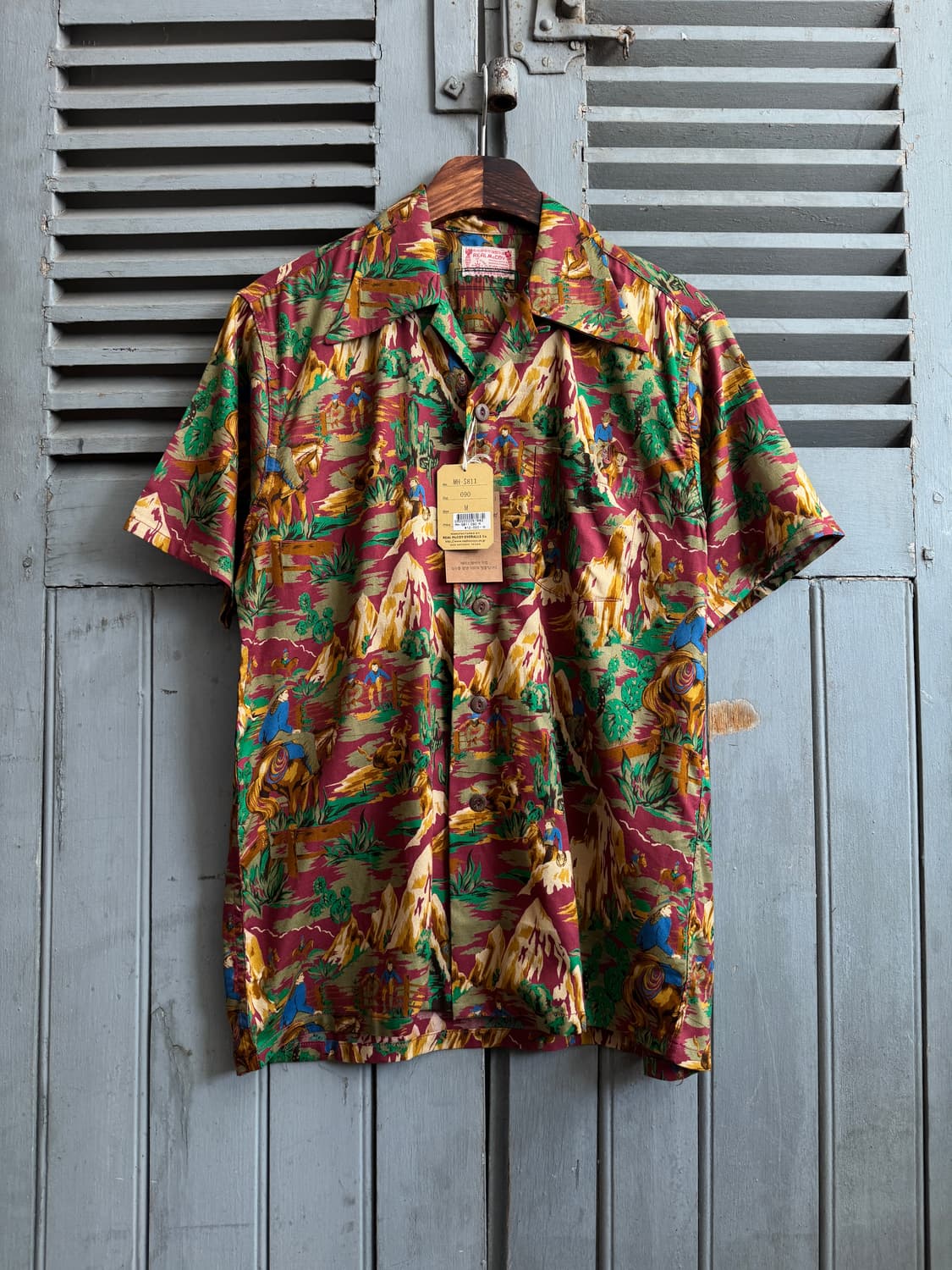 [M]The Real McCoy's 리얼맥코이 하와이안 셔츠 상품이미지2