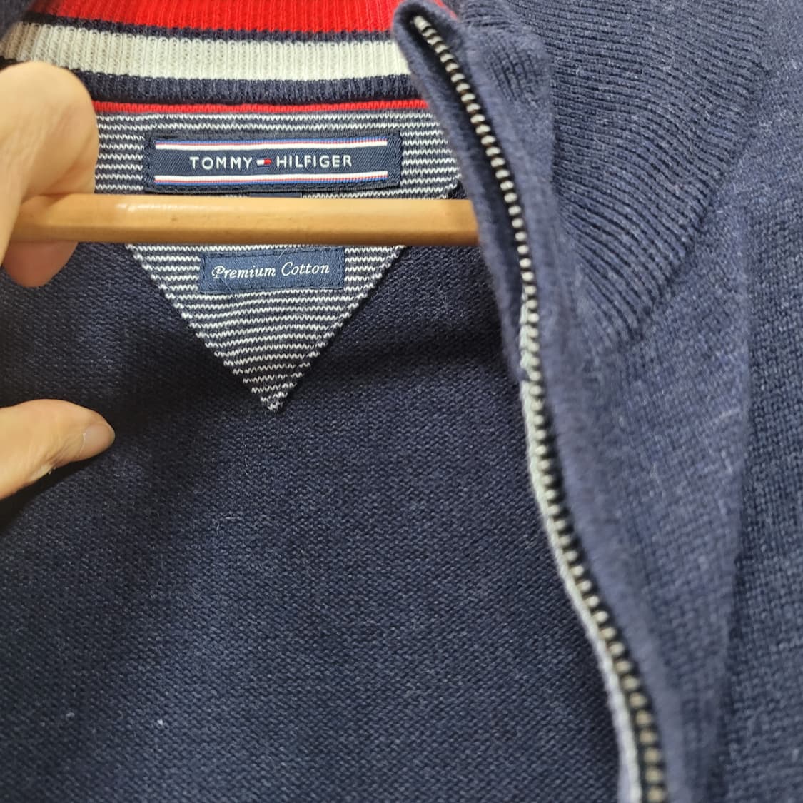 타미힐피거 니트집업 가디건 100 상품이미지6